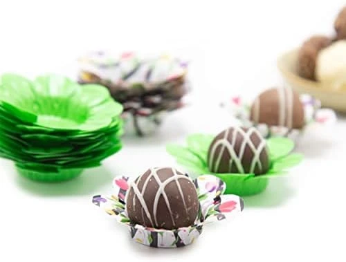 Handmade Paper Truffle Wrappers, Truffle Liners, Truffle Cups For Baby Shower Bridal Shower Birthday Party Wedding - Pack Of 24 (Peony Dusty Rose) 15 Handmade Paper Truffle Wrappers, Truffle Liners, Truffle Cups For Baby Shower Bridal Shower Birthday Party Wedding - Pack Of 24 (Peony Dusty Rose) - Image 15