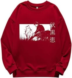 LZZSWDT Men Women Pullover Crew Neck Sweatshirts Japanese Anime Hoodies Jujutsu Kaisen Megumi Fushiguro Outwear Tops 18 LZZSWDT Men Women Pullover Crew Neck Sweatshirts Japanese Anime Hoodies Jujutsu Kaisen Megumi Fushiguro Outwear Tops -Peugeot Shop 41OAPNwAyoS. AC