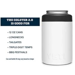 Yeti Rambler 12 Oz. Colster Can Insulator For Standard Size Cans, White, 1 Count (Pack Of 1) 18 Yeti Rambler 12 Oz. Colster Can Insulator For Standard Size Cans, White, 1 Count (Pack Of 1) -Peugeot Shop 41OF5CbhwwL