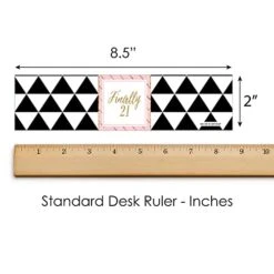 Finally 21 Girl - 21st Birthday Party Water Bottle Sticker Labels - Set Of 20 -Peugeot Shop 41OOrAu5XOL