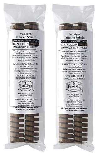 Midwest Homebrewing And Winemaking Supplies B07Q3YF9F3 4-8' American Oak Medium Toast Spirals, 8", Brown 1 Midwest Homebrewing And Winemaking Supplies B07Q3YF9F3 4-8' American Oak Medium Toast Spirals, 8", Brown