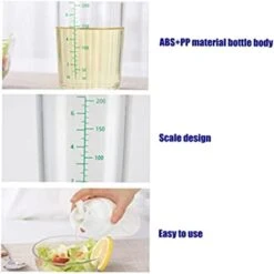 Make Salad Dressing A With Our 200ml BPA-Free Shaker - Leak-Proof Lid And Convenient Serving Perfect For Kitchen Storage And Dispensing -Peugeot Shop 41OUNW4S3sL