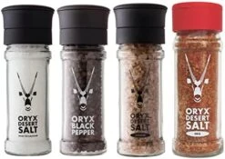 Black Pepper Grinder By Oryx | Refillable Ceramic Pepper Mill | Premium Whole Black Peppercorns | Pair With Oryx Desert Salt Grinder | 50g / 1.26 Oz. Peppercorn Grinder 27 Black Pepper Grinder By Oryx | Refillable Ceramic Pepper Mill | Premium Whole Black Peppercorns | Pair With Oryx Desert Salt Grinder | 50g / 1.26 Oz. Peppercorn Grinder -Peugeot Shop 41OX1mi1N9L. AC