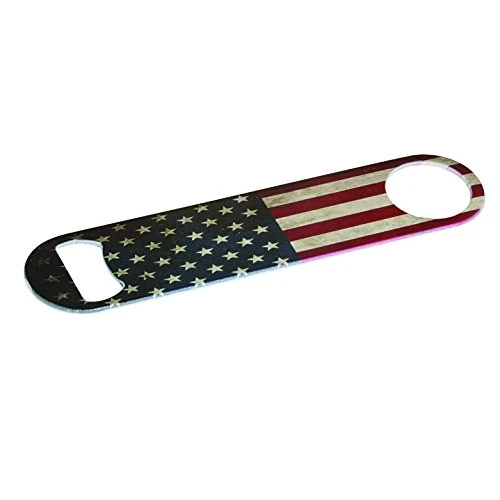 Vintage USA Flag Powder Coated Steel Bottle Opener 2 Vintage USA Flag Powder Coated Steel Bottle Opener - Image 2