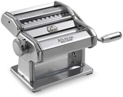 Marcato Atlas 150 Machine, Made In Italy, Red, Includes Pasta Cutter, Hand Crank, And Instructions -Peugeot Shop 41OYOFsi83L. AC