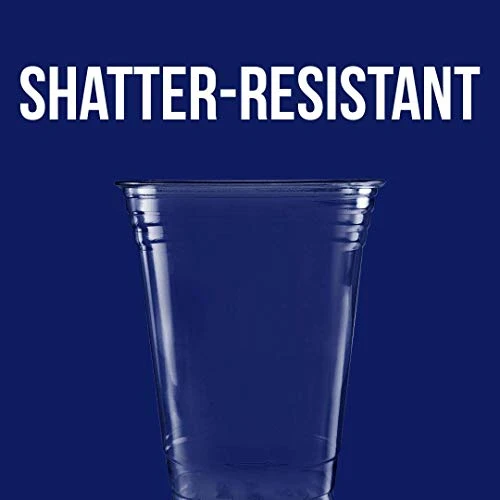 Solo Cup Company Clear Recycled Plastic Party Cups, 18 Oz, 184 Count 4 Solo Cup Company Clear Recycled Plastic Party Cups, 18 Oz, 184 Count - Image 4
