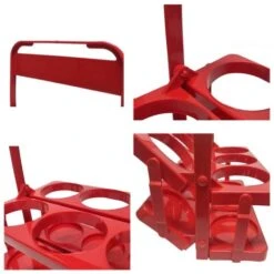 CASCAB Plastic Beer Portable Folding Basket Basket Foldable 6-Pack Beer Bottle Caddy Bucket Holder For Daily Use,C 13 CASCAB Plastic Beer Portable Folding Basket Basket Foldable 6-Pack Beer Bottle Caddy Bucket Holder For Daily Use,C -Peugeot Shop 41OmjeCZH6L