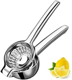 Lemon Squeezer Stainless Steel Manual Fruit Squeezer, Citrus Squeezer Fruit Juice Reamer Fast Handle Press Tool, Manual Juicer Perfect For Juicing Oranges, Pomegranate, Lemons & Limes -Peugeot Shop 41P0iSPGryL. AC