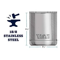 Yeti Rambler 10 Oz Lowball, Vacuum Insulated, Stainless Steel With Standard Lid 18 Yeti Rambler 10 Oz Lowball, Vacuum Insulated, Stainless Steel With Standard Lid -Peugeot Shop 41P62RLdYwL