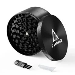 Spice Grinder, Large 3.0 Inch, Black