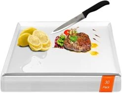 Disposable Cutting Boards 30 Count, Collapsible Cutting Board Sheet With Built-in Crease, Flexible Plastic Cutting Mat For Kitchen And Commercial Use, 17 X 12 In 13 Disposable Cutting Boards 30 Count, Collapsible Cutting Board Sheet With Built-in Crease, Flexible Plastic Cutting Mat For Kitchen And Commercial Use, 17 X 12 In -Peugeot Shop 41PDJTkRVL. AC
