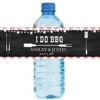 100 I Do BBQ Chalkboard & Gingham Wedding Anniversary Engagement Party Water Bottle Labels Birthday Party Easy To Use Self Stick Labels