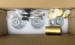 Olive Oil And Vinegar Cruet Small Wine Dispenser Glass Bottles 6 Oz (200ml) With Stainless Steel Spout,3 - Pack -Peugeot Shop 41PHNjhGWTL