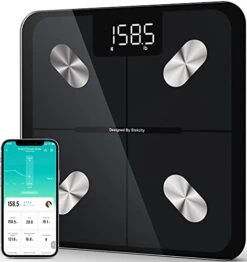 Food Kitchen Bowl Scale, Digital Ounces And Grams, 11lb/5kg, Backlit Display & Smart Scale For Body Weight, Bluetooth Electronic Body Composition Monitors, 400lb -Peugeot Shop 41PLFIHT8ZS