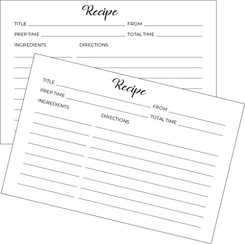 Eart&Berry Lemon Recipe Cards 4x6 Double Sided - Set Of 50 Thick Recipe Cards 6 Eart&Berry Lemon Recipe Cards 4x6 Double Sided - Set Of 50 Thick Recipe Cards - Image 6
