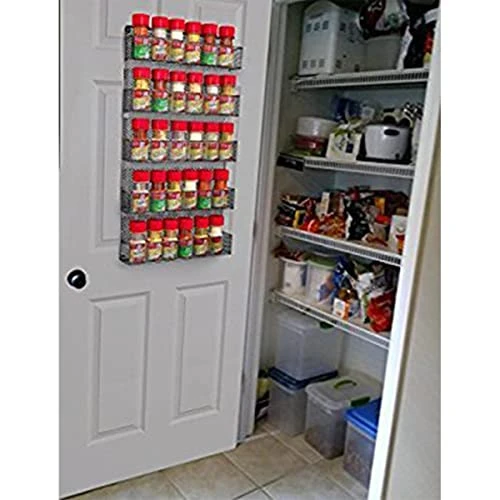 Spice Rack Organizer – Space Saving Wall Mount 5-Tier Wire Shelves For Pantry Or Cabinets – Kitchen Organization And Storage By Home-Complete (Black) 1 Spice Rack Organizer – Space Saving Wall Mount 5-Tier Wire Shelves For Pantry Or Cabinets – Kitchen Organization And Storage By Home-Complete (Black)