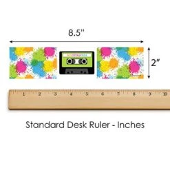 80's Retro - Totally 1980s Party Water Bottle Sticker Labels - Set Of 20 -Peugeot Shop 41PXNVDwAwL