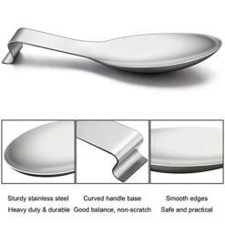 Spoon Rest Set Of 2 For Kitchen Counter Stove Top, Stainless Steel Utensil Rest Ladle Spatula Holder, Heavy Duty, Dishwasher Safe 17 Spoon Rest Set Of 2 For Kitchen Counter Stove Top, Stainless Steel Utensil Rest Ladle Spatula Holder, Heavy Duty, Dishwasher Safe -Peugeot Shop 41Paa2PnG6L