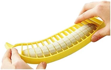 Salad Spinner 1 Piece Of Creative Plastic Banana Slicer Kitchen Gadget (Color : Yellow) 6 Salad Spinner 1 Piece Of Creative Plastic Banana Slicer Kitchen Gadget (Color : Yellow) - Image 6