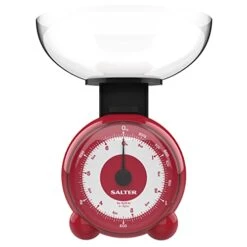 Salter Alter 139 BKFEU16 Orb Mechanical Kitchen, 3 Kg Max Capacity, 1 Litre Dishwasher Safe Bowl, Easy Read Dial, Food Weighing Scale, Lightweight, Metric/Imperial, No Batteries Required, Black -Peugeot Shop 41PlOXtHLhL