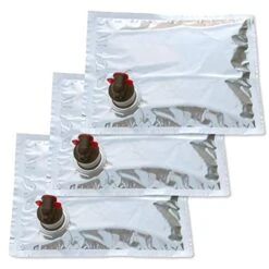 PortoVino Refill Dispenser Bag Compatible With Wine Purse - 3 Pack Spout Of 50oz. Each (1.5L) Flask Perfect For Parties And Concerts. Bladder Holds Up To 2 Bottles Of Wine Each! Reusable And BPA Free