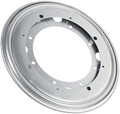Galvanized Sheet Rotating Swivel Turntable Plate With BallBearing Raceway & 3 Different Diameters For Bar Stools,Chairs,stools(Silver, 5.5 Inch, 12) 7 Galvanized Sheet Rotating Swivel Turntable Plate With BallBearing Raceway & 3 Different Diameters For Bar Stools,Chairs,stools(Silver, 5.5 Inch, 12) - Image 7