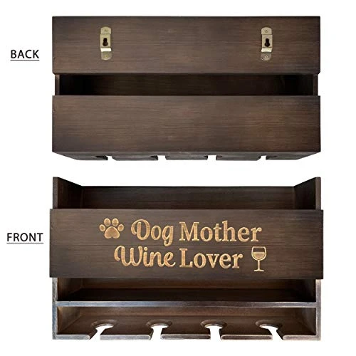 Dog Mom Gifts For Women - Fun Dog Lover Gifts For Women, Our Dog Mom Wine Lover Racks Are Perfect Dog Themed Gifts Or Dog Owner Gifts For Christmas, And Arrive Beautifully Gift Boxed 4 Dog Mom Gifts For Women - Fun Dog Lover Gifts For Women, Our Dog Mom Wine Lover Racks Are Perfect Dog Themed Gifts Or Dog Owner Gifts For Christmas, And Arrive Beautifully Gift Boxed - Image 4