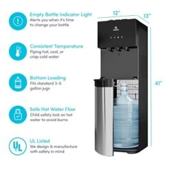 Bottom Loading Water Cooler Dispenser With BioGuard- 3 Temperature Settings- UL/Energy Star Approved- Bottled 13 Bottom Loading Water Cooler Dispenser With BioGuard- 3 Temperature Settings- UL/Energy Star Approved- Bottled -Peugeot Shop 41QZmygT9jL