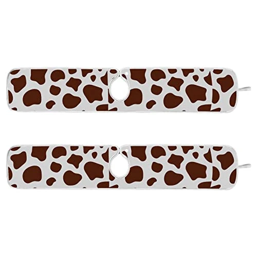 Kcldeci 2 Pack Faucet Mat Splash Guard For Kitchen Sink,Cow Pattern 23x5 Inch Faucet Handle Drip Catcher Tray Absorbent Mat Fast Dry Mat For Kitchen, Bathroom 2 Kcldeci 2 Pack Faucet Mat Splash Guard For Kitchen Sink,Cow Pattern 23x5 Inch Faucet Handle Drip Catcher Tray Absorbent Mat Fast Dry Mat For Kitchen, Bathroom - Image 2