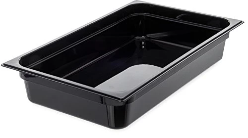 Carlisle FoodService Products 3086003 StorPlus High Heat Food Pan, 2.5" Deep, Third Size, Black, 1/3 Size (Pack Of 6) 11 Carlisle FoodService Products 3086003 StorPlus High Heat Food Pan, 2.5" Deep, Third Size, Black, 1/3 Size (Pack Of 6) - Image 11