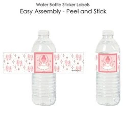 Big Dot Of Happiness Tutu Cute Ballerina - Ballet Birthday Party Or Baby Shower Water Bottle Sticker Labels - Set Of 20