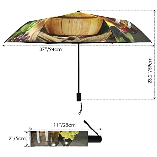 Parasol Folding Umbrella, Reinforced Windproof Waterproof, Portable Compact Anti-UV Sun Rain Protection For Travel Outdoor 4 Parasol Folding Umbrella, Reinforced Windproof Waterproof, Portable Compact Anti-UV Sun Rain Protection For Travel Outdoor - Image 4