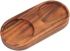 Salt And Pepper Mill Tray, Acacia Wood Tray, Pepper Mill Holder & Rest (Inner Dia 2.3 Inch) Fit Many Mills & Shakers, Salt & Pepper Grinder Accessories, Kitchen Storage Holder -Peugeot Shop 41RMBBym9qL. AC
