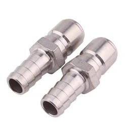 Stainless Steel 1/2" Barb Male Quick Disconnect Homebrewing Connector Sanitary Fitting Pack Of 2 -Peugeot Shop 41RTYPJkhCL