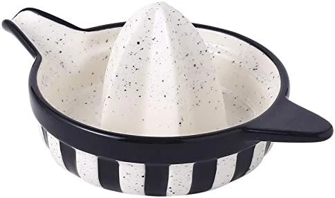 Manual Juicer Ceramic Citrus Press Juicer, Fruit Juicer Orange Lemon Lime Manual Hand Squeezer, Black 8 Manual Juicer Ceramic Citrus Press Juicer, Fruit Juicer Orange Lemon Lime Manual Hand Squeezer, Black - Image 8