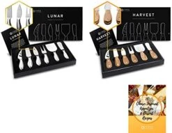 UNAR 6-Piece Stainless Steel + HARVEST 6-Piece Teak Wood Variety Bundle -Peugeot Shop 41Rka1vBRxL. AC