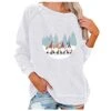 Crewneck Sweatshirts For Women Cute Long Sleeve Fashion Christmas Print Plus Size Sweatshirts Pullover Top Streetwear