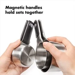 OXO Good Grips 8 Piece Stainless Steel Measuring Cups And Spoons Set -Peugeot Shop 41S0kZGp20S
