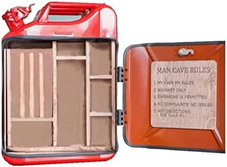 Ar Bar Set My Cave My Rules Lid And Handle Holds Whiskey Wine Cabinet Wine Gift Box For Men-E 4 Ar Bar Set My Cave My Rules Lid And Handle Holds Whiskey Wine Cabinet Wine Gift Box For Men-E - Image 4