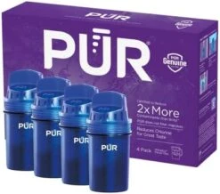PUR Water Pitcher Replacement Filter (Pack Of 4), Blue – Compatible With All PUR Pitcher And Dispenser Filtration Systems, PPF900Z -Peugeot Shop 41SXEWLvlpL. AC