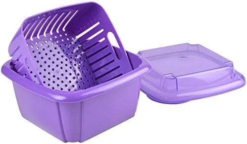 3-in-1 Berry Box, 2 Pint, Blue 9 3-in-1 Berry Box, 2 Pint, Blue - Image 9