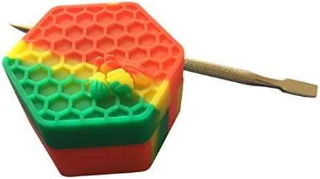 26ml 1pcs Purple Hexagon Silicone Container Jar New Honeybee Silicone Jar Box 14 26ml 1pcs Purple Hexagon Silicone Container Jar New Honeybee Silicone Jar Box - Image 14