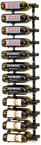W Series Wine Rack 4 - Metal Wall Mounted Wine Rack - Modern, Label Forward Wine Storage - Space Saving Wine Rack With 12 Bottle Storage Capacity (Matte Black) 8 W Series Wine Rack 4 - Metal Wall Mounted Wine Rack - Modern, Label Forward Wine Storage - Space Saving Wine Rack With 12 Bottle Storage Capacity (Matte Black) - Image 8