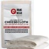 Cheesecloth - Organic Unbleached Cotton Fabric - Grade 50 Ultra Fine Mesh. 45 Sq Feet (5 Yards) Of 100% Natural, Washable And Reusable Food Filter/Strainer