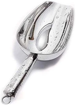 Stainless Steel Scoop For Ice, 9.6 Inch Metal Food Scoop Kitchen Bar Party Wedding Heavy Duty Dishwasher Safe - 8 Oz 11 Stainless Steel Scoop For Ice, 9.6 Inch Metal Food Scoop Kitchen Bar Party Wedding Heavy Duty Dishwasher Safe - 8 Oz -Peugeot Shop 41Stwt IcPL. AC