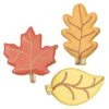 Fall Leaves Cookie Cutters 3-Pc Set Made In USA By Ann Clark, Maple, Oak, Aspen
