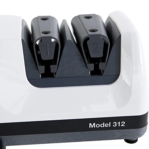 'sChoice 312 UltraHone Professional Electric Knife Sharpener For 20-Degree Straight-Edge And Serrated Knives, 2 Stage, White 3 'sChoice 312 UltraHone Professional Electric Knife Sharpener For 20-Degree Straight-Edge And Serrated Knives, 2 Stage, White - Image 3