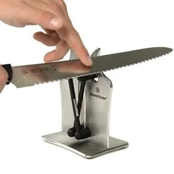 Professional Knife Sharpener | 3-Action Tungsten Carbide (Stainless Steel) -Peugeot Shop 41T6tqYO51L