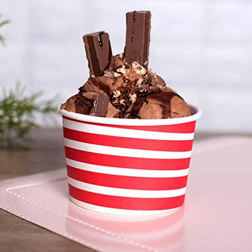 Ice Cream Cups - 100 Pack Ice Cream Sundae Cups, Frozen Yogurt Dessert Cups 6 Ice Cream Cups - 100 Pack Ice Cream Sundae Cups, Frozen Yogurt Dessert Cups - Image 6