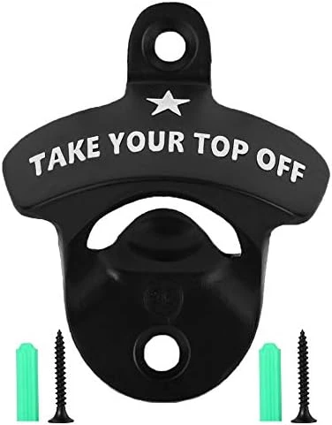 Bottle Opener Wall Mounted, Christmas Funny Wall Mount Bottle Opener For Men Dad Beer Lovers,Novelty Birthday Fathers Day With Mounting Screws Wall Anchors(1 Pack) 10 Bottle Opener Wall Mounted, Christmas Funny Wall Mount Bottle Opener For Men Dad Beer Lovers,Novelty Birthday Fathers Day With Mounting Screws Wall Anchors(1 Pack) - Image 10